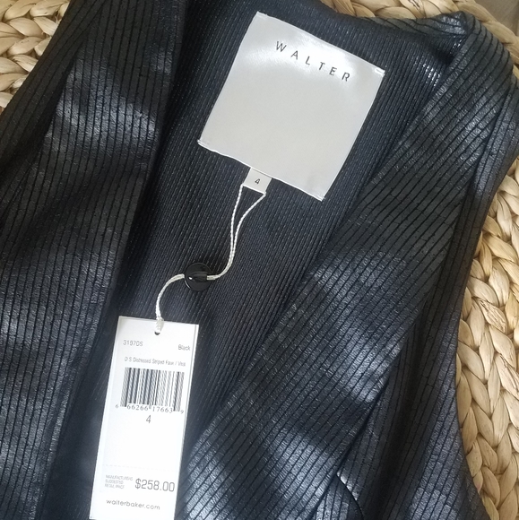 NWT Walter Baker Faux Leather Vest - Picture 4 of 8